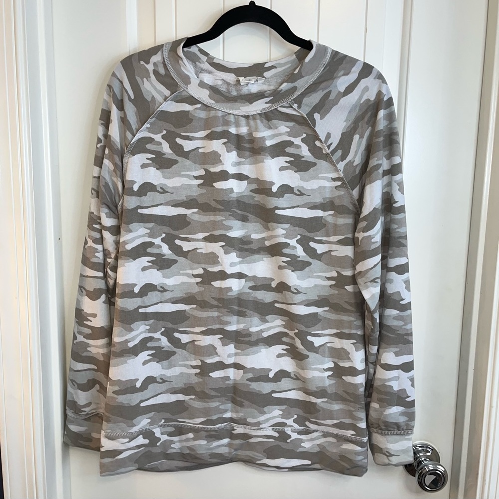 NWT Caslon Camouflage Long Sleeve Cosy Shirt Size Medium